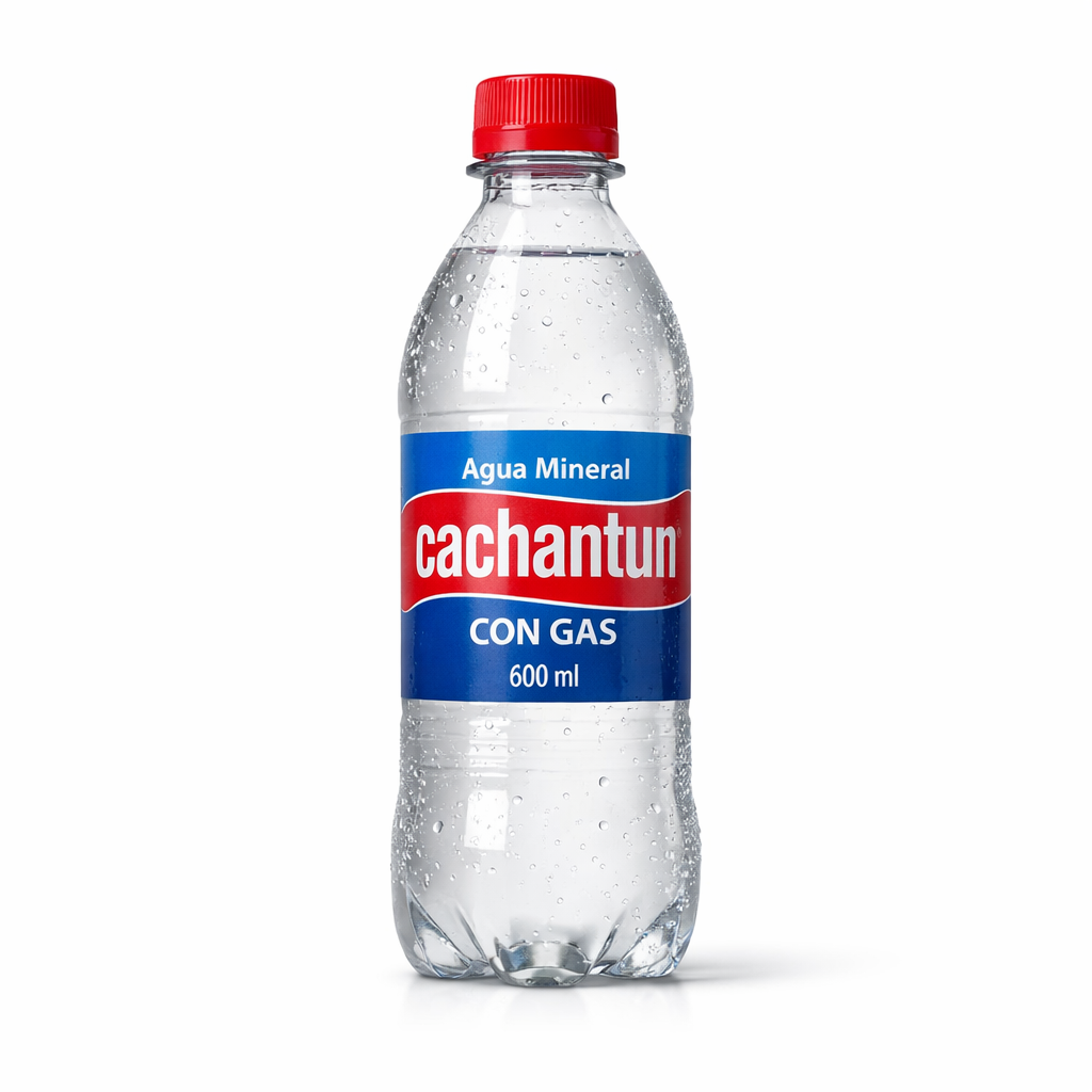 Cachantun Agua mineral Con gas 600 ml