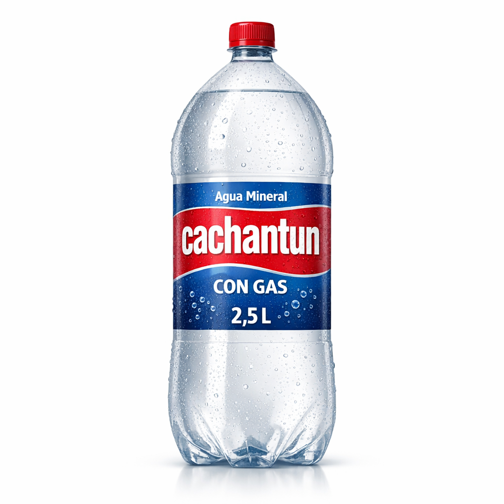 Agua Mineral Con Gas 2.5L