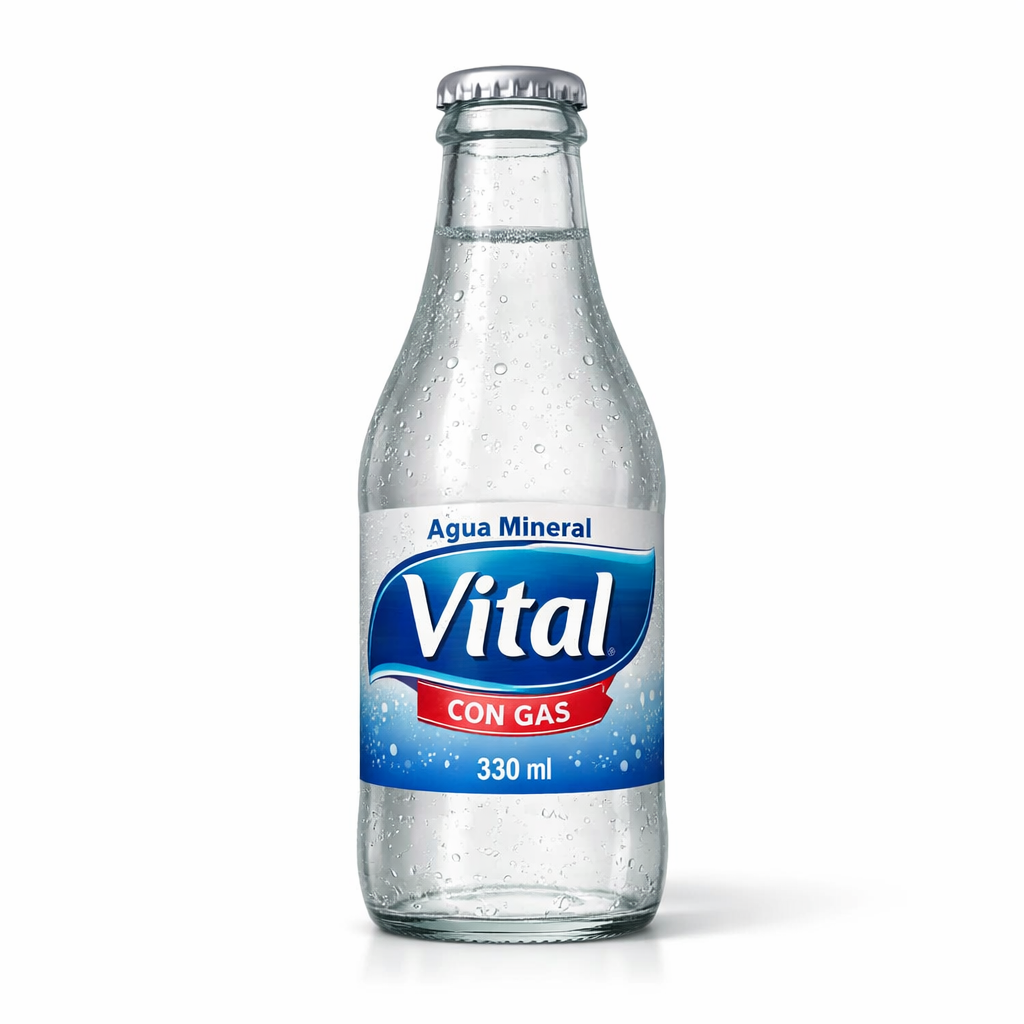 Vital Agua mineral Con gas 330 ml