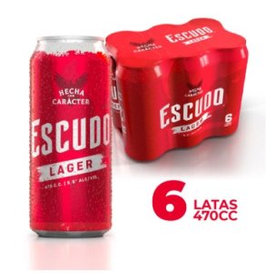 Pack 6 un. Cerveza Escudo