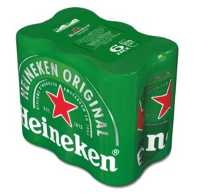 Pack 6 un. Cerveza Heineken